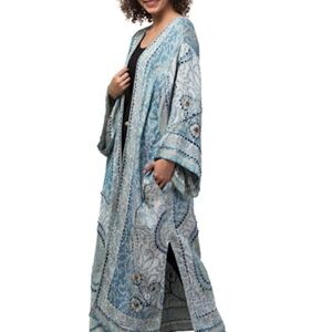 Ayka Diana Saphire Kimono Duster